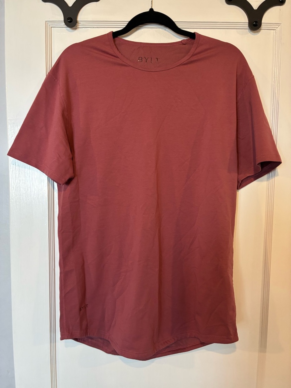 BYLT Men's Crewneck T-Shirt in Dusty Rose